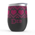 Fair Isle Hearts Stemless Wine Tumblers